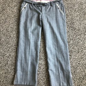 Abercrombie & Fitch Dressy Pinstripe Wool Capris Sz.6 NWOT